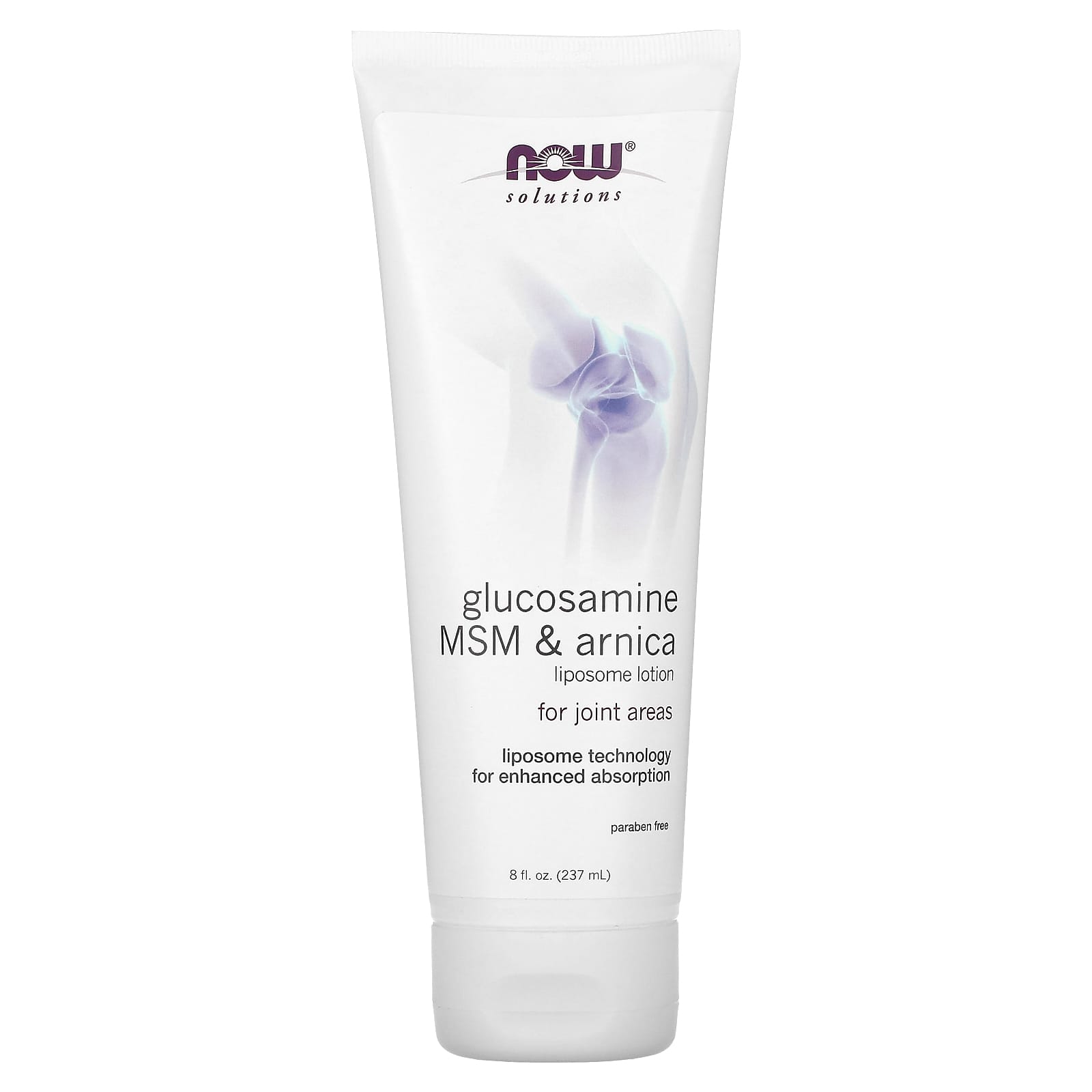 Loção Lipossomal de Glucosamina, MSM e Arnica, 237 ml., Now Foods