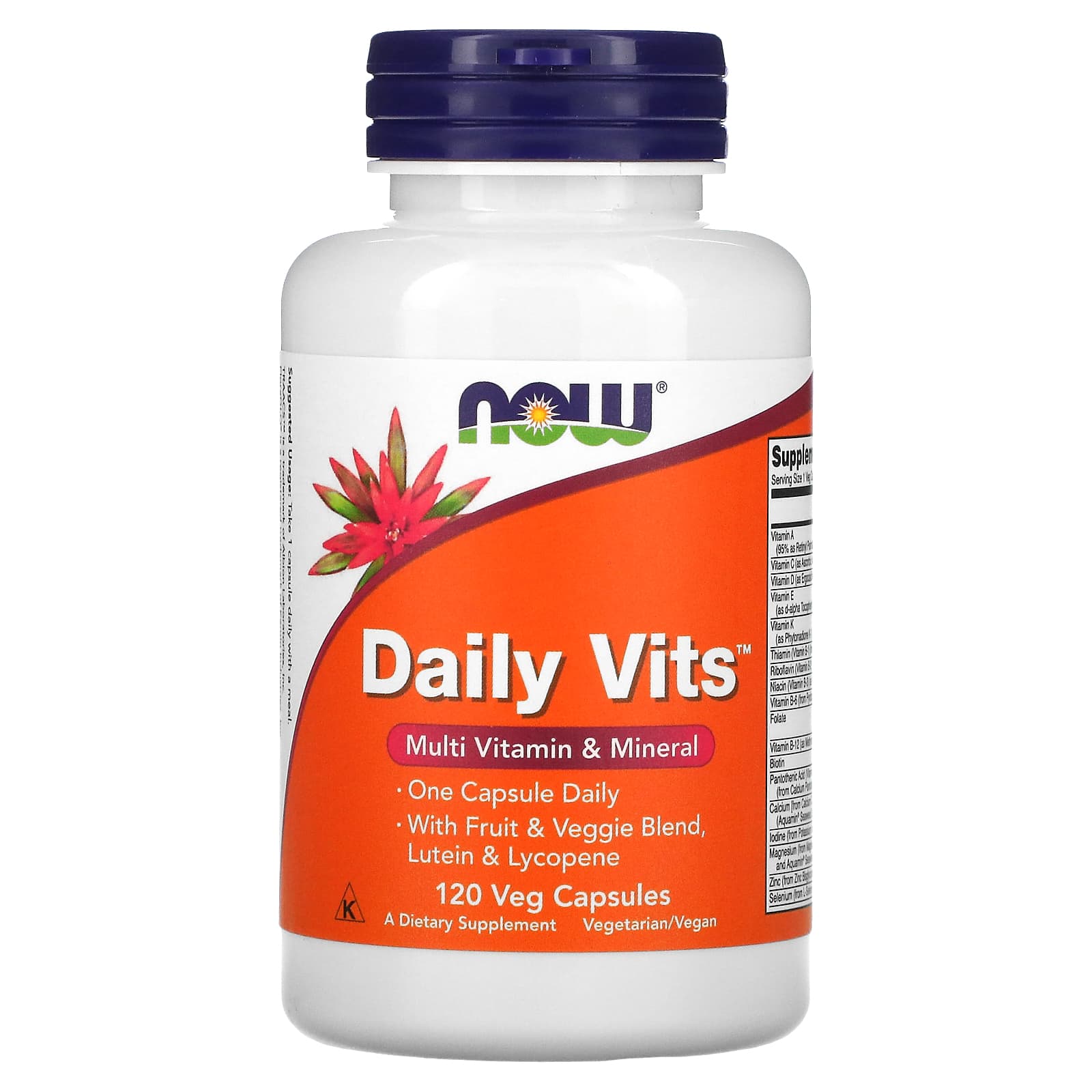 Daily Vits, 120 Cápsulas, Now Foods