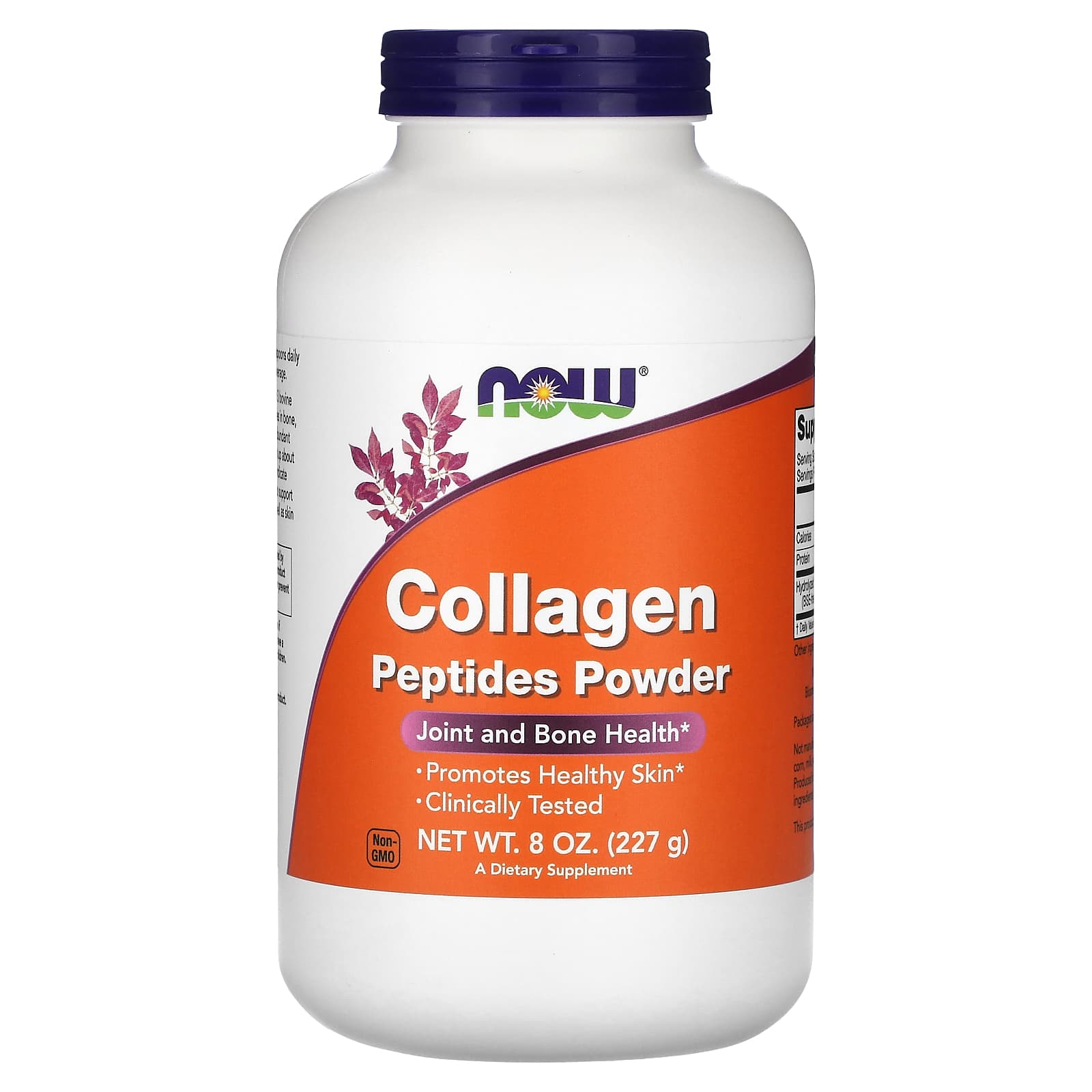 Peptídeos de Colagénio em Pó, 227 g, Now Foods