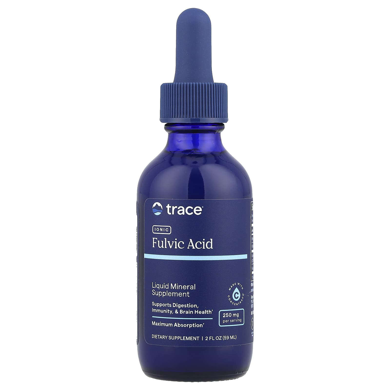 Ácido fúlvico iônico, 2 fl oz (59 ml), Trace Minerals Research