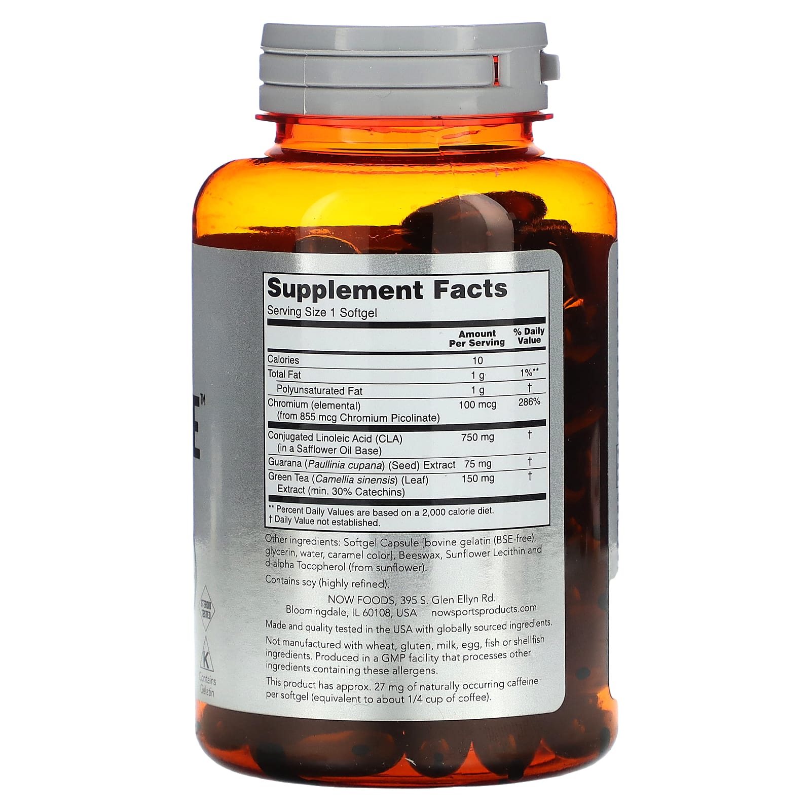 CLA Extreme 750 mg, 90 cápsulas gelatinosas, Now Foods