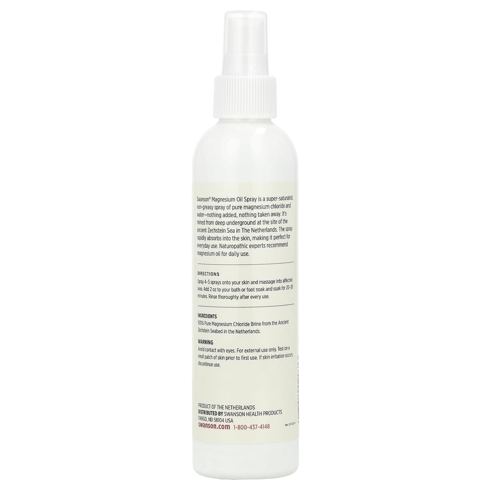 Spray de óleo de magnésio, 237 ml., Swanson