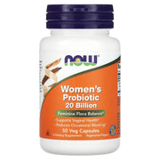 Probiótico Feminino 20 Bilhões, 50 vcaps, Now Foods