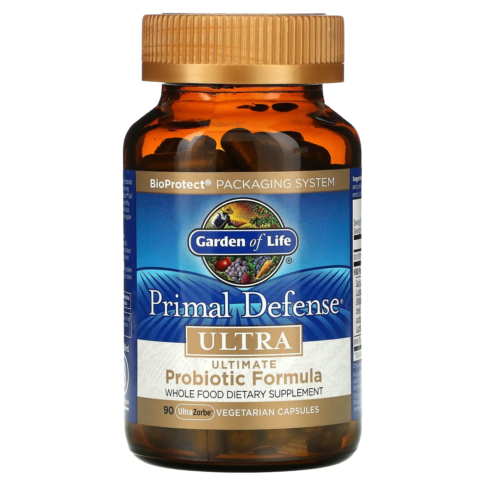 Primal Defense Ultra, Fórmula Probiótica Suprema - 90 cápsulas vegetais, Garden of Life