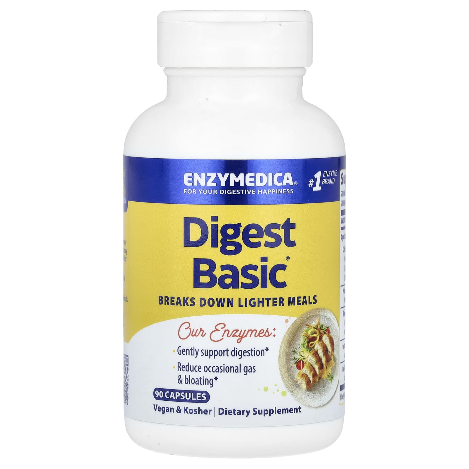 Digest Basic - 90 cápsulas - Enzymedica
