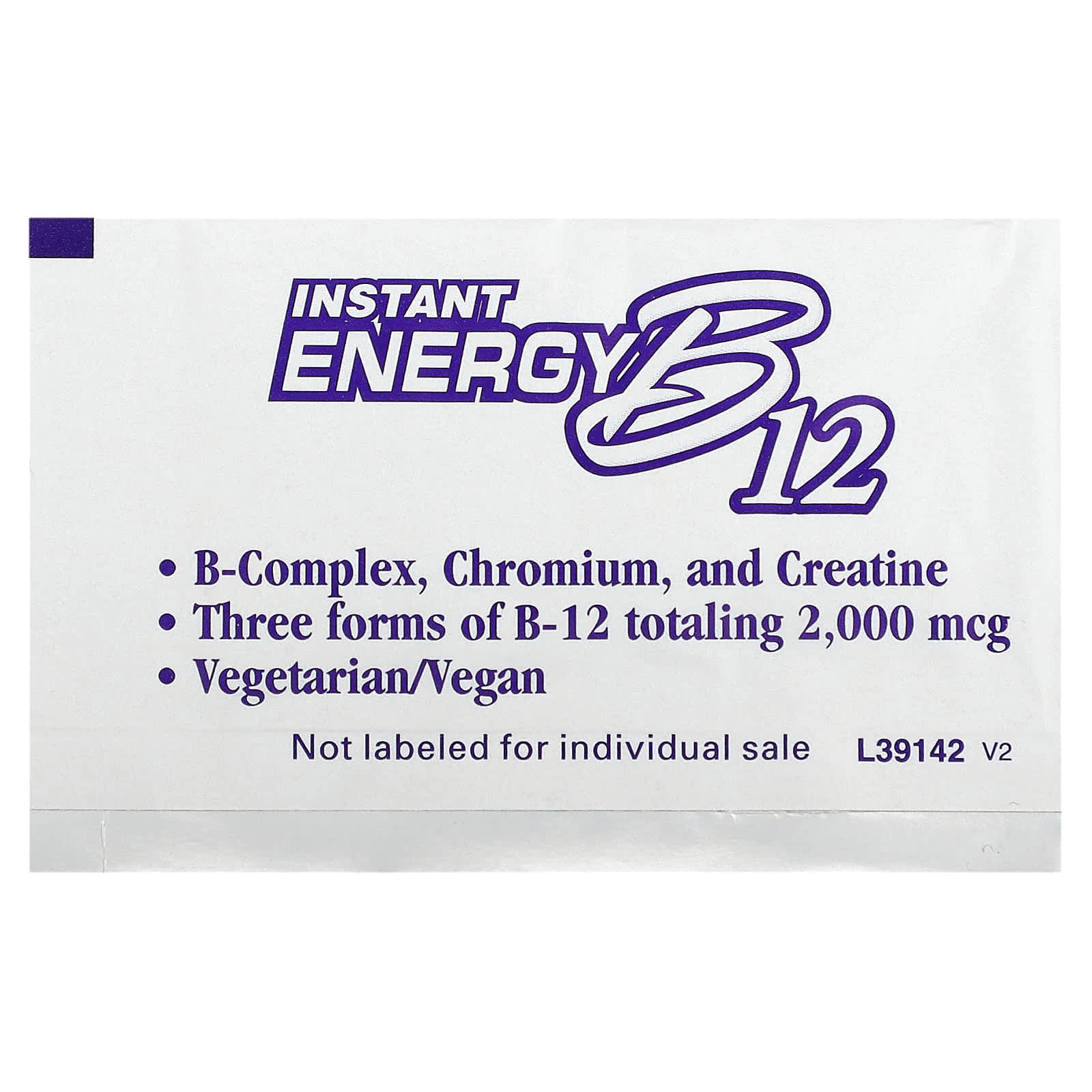 Vitamina B-12, Energia Instantânea, 75 packets, Now Foods