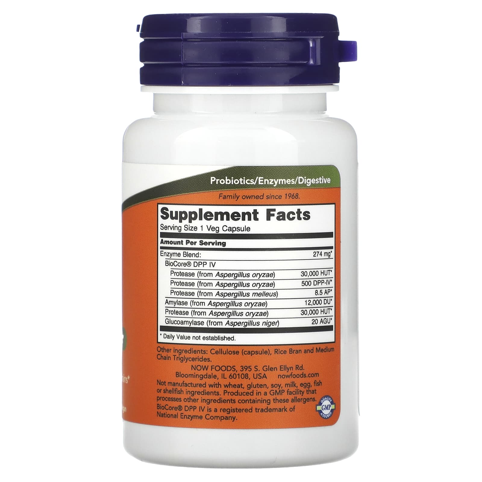 Gluten Digest, 60 Cápsulas, Now Foods
