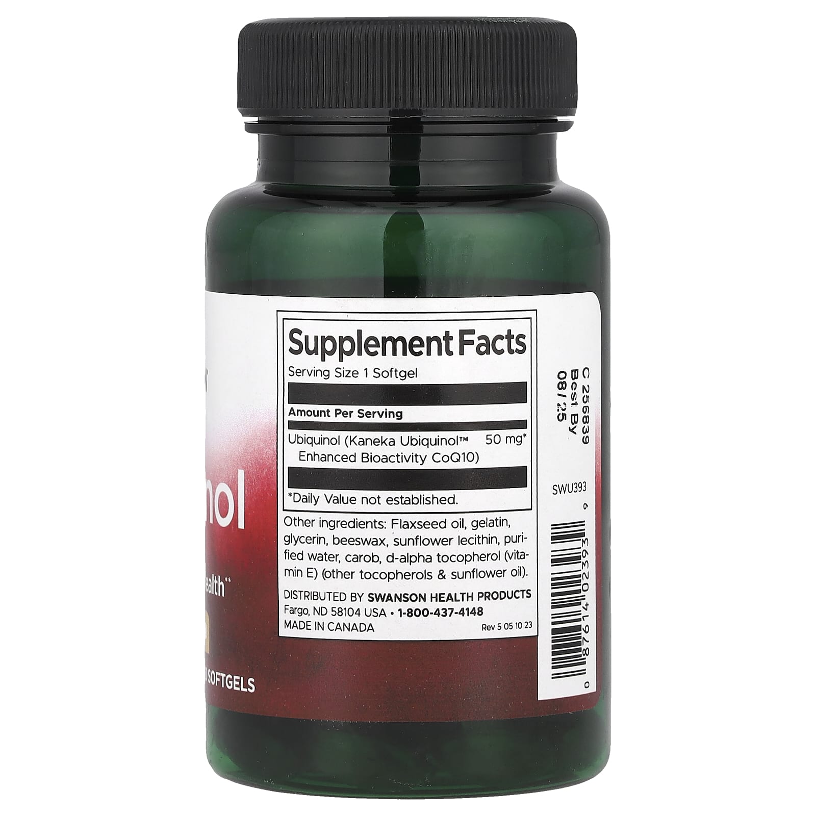 Ubiquinol 50 mg, 60 cápsulas, Swanson
