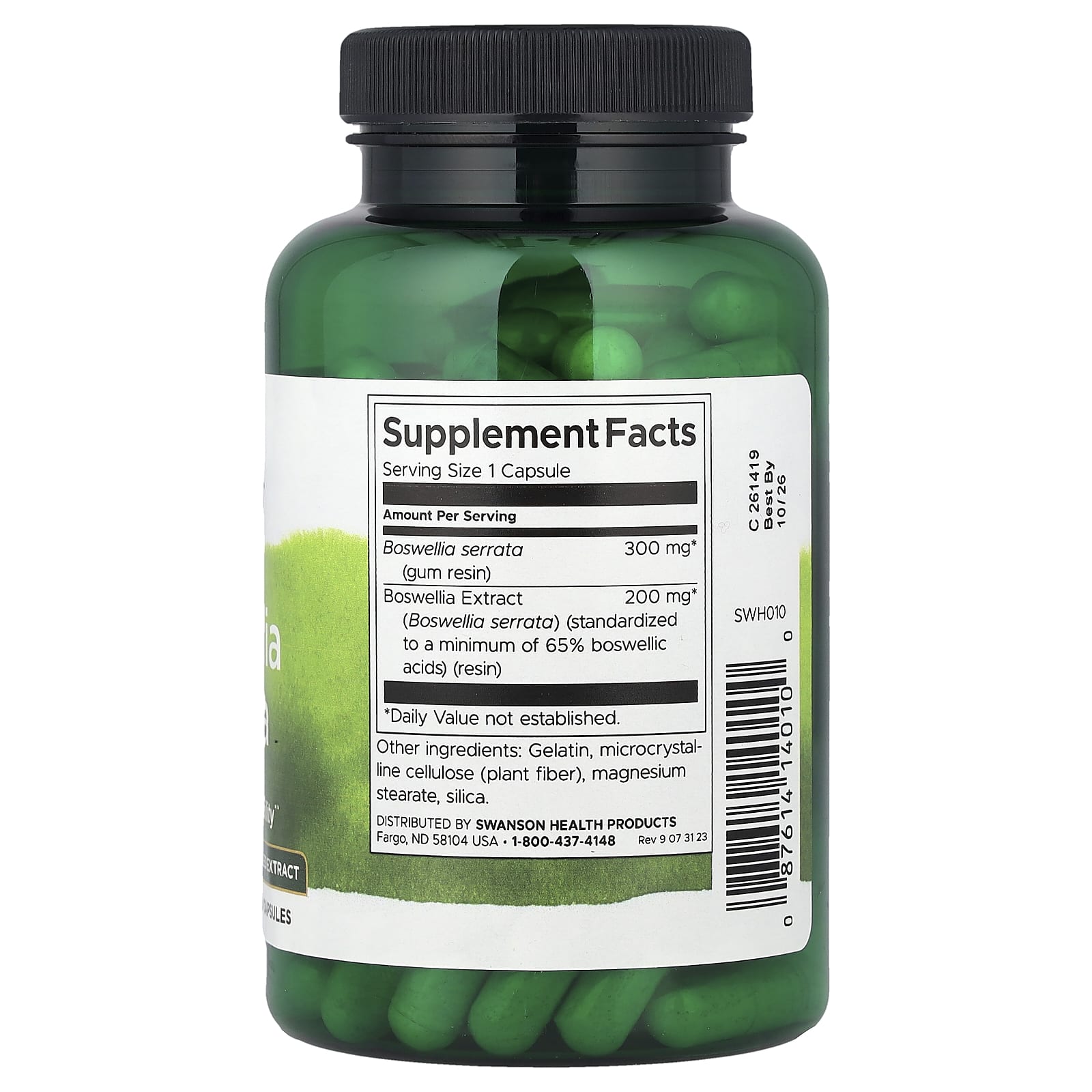 Extrato de Boswellia 200 mg, 120 Cápsulas, Swanson