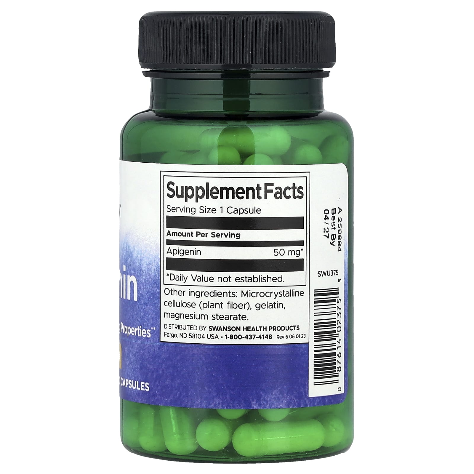 Apigenina, 50mg, 90 caps, Swanson