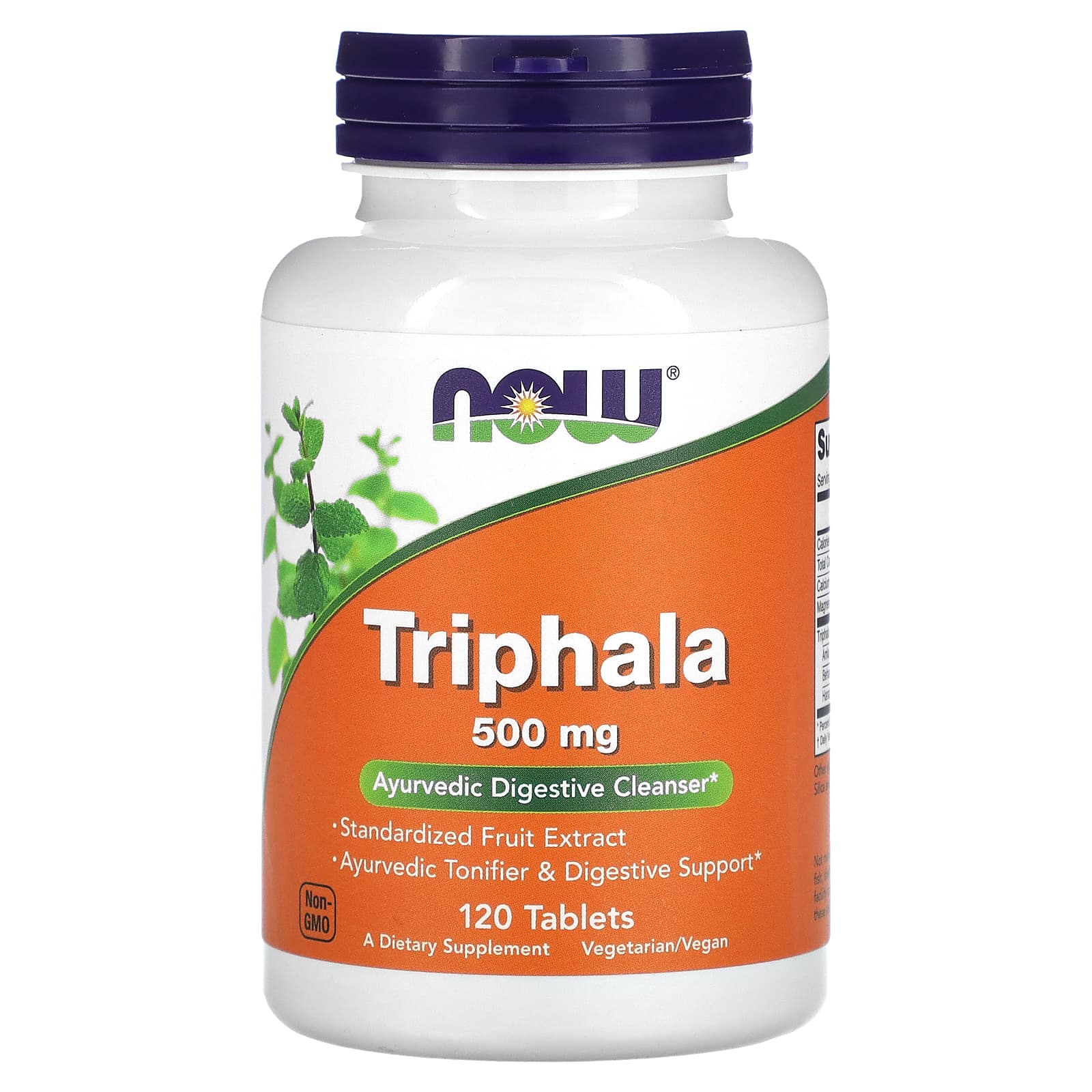 Triphala, 500 mg, 120 comprimidos, Now Foods