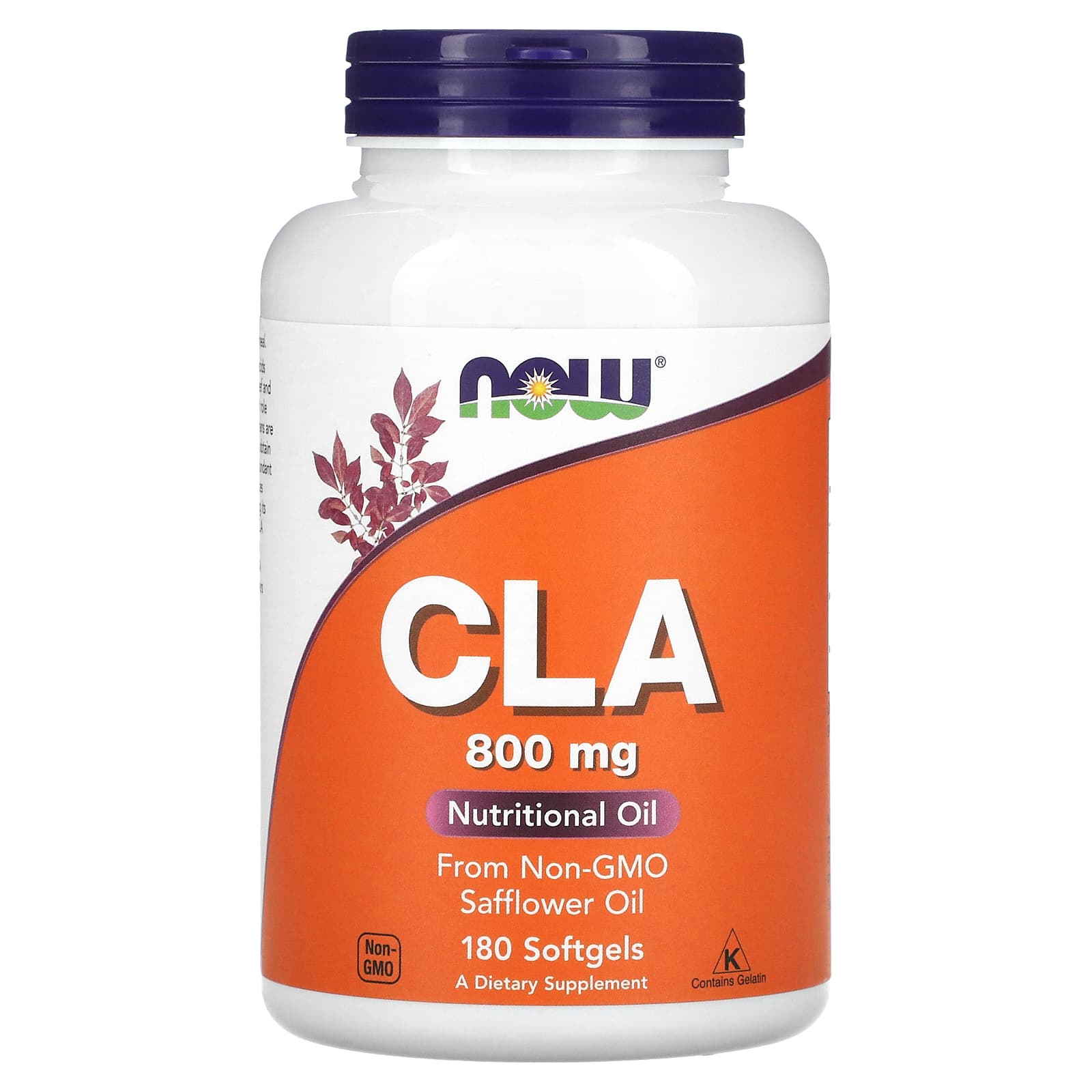CLA 800 mg, 180 cápsulas gelatinosas, Now Foods