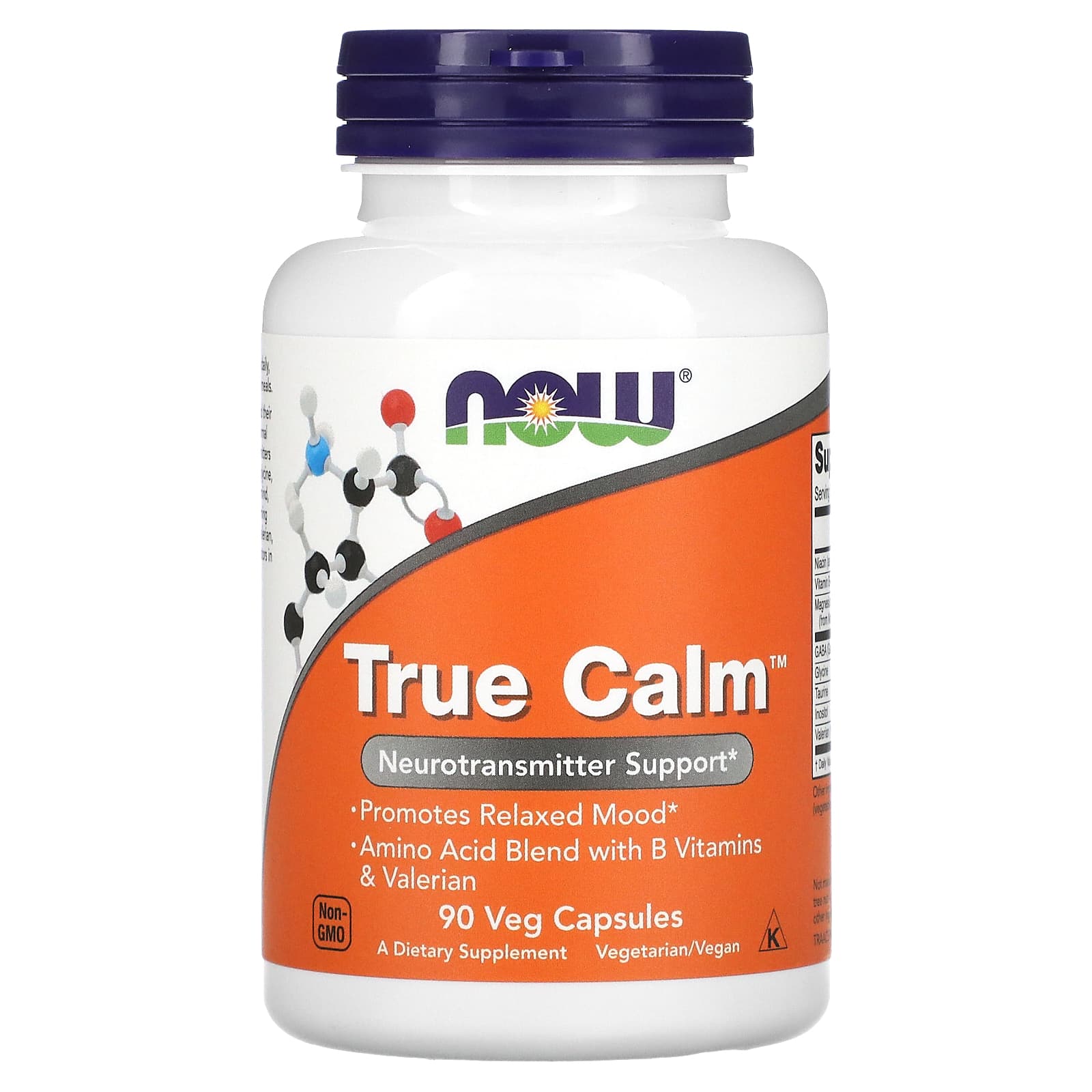 Calma Verdadeira, 90 vcaps, Now Foods