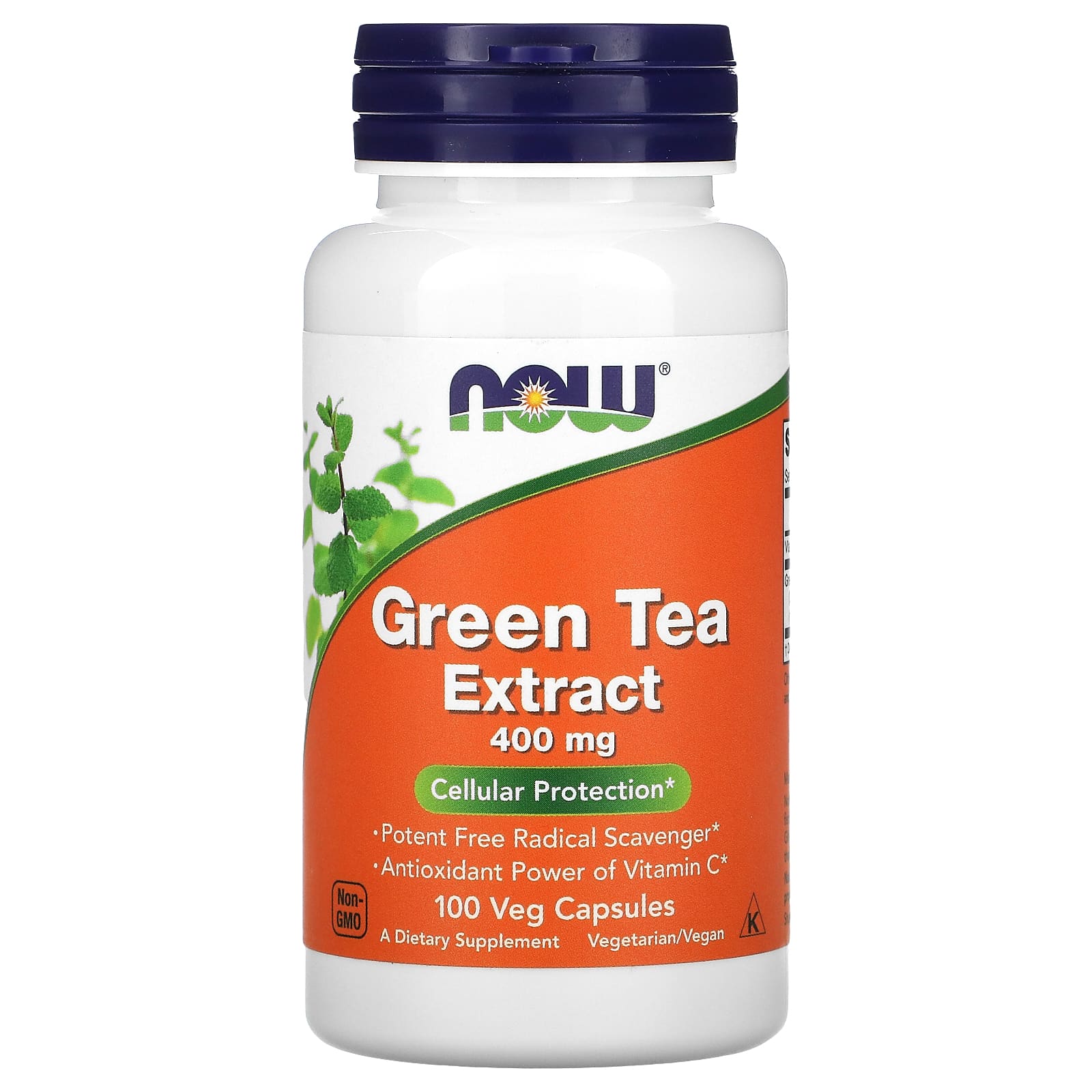 Extrato de Chá Verde 400 mg, 100 Cápsulas Vegetais, Now Foods