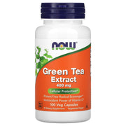 Extrato de Chá Verde 400 mg, 100 Cápsulas Vegetais, Now Foods