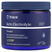 Pó de eletrólito cetogênico, limão e lima, 369 g (13 oz), Trace Minerals Research
