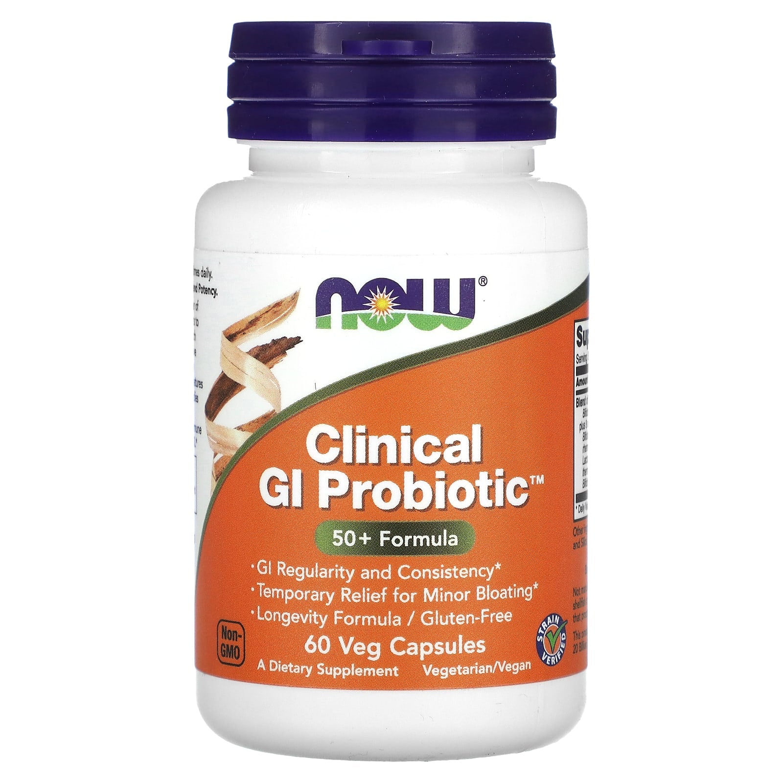 Probiótico gastrointestinal clínico, 60 vcaps, Now Foods