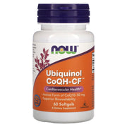 Ubiquinol CoQH-CF, 60 softgels, Now Foods