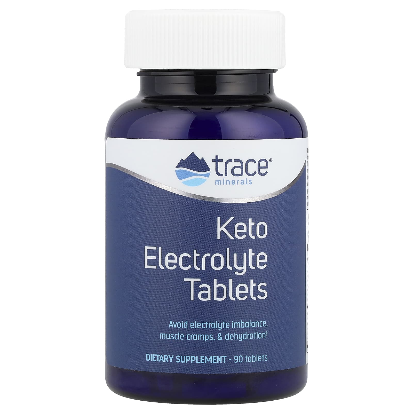 Comprimidos de eletrólitos Trace Keto, 90 comprimidos, Trace Minerals Research