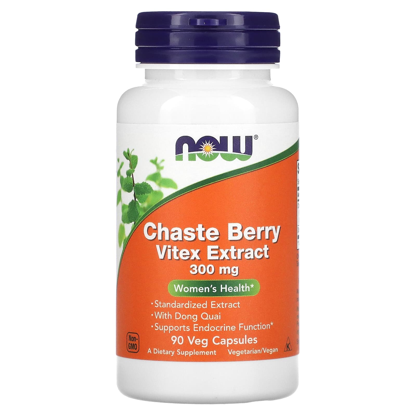 Extrato de Vitex de Castanha-do-Caste 300 mg, 90 Cápsulas, Now Foods