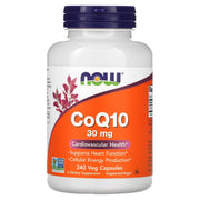 CoQ10 - 30mg, 240 vcaps, Now Foods