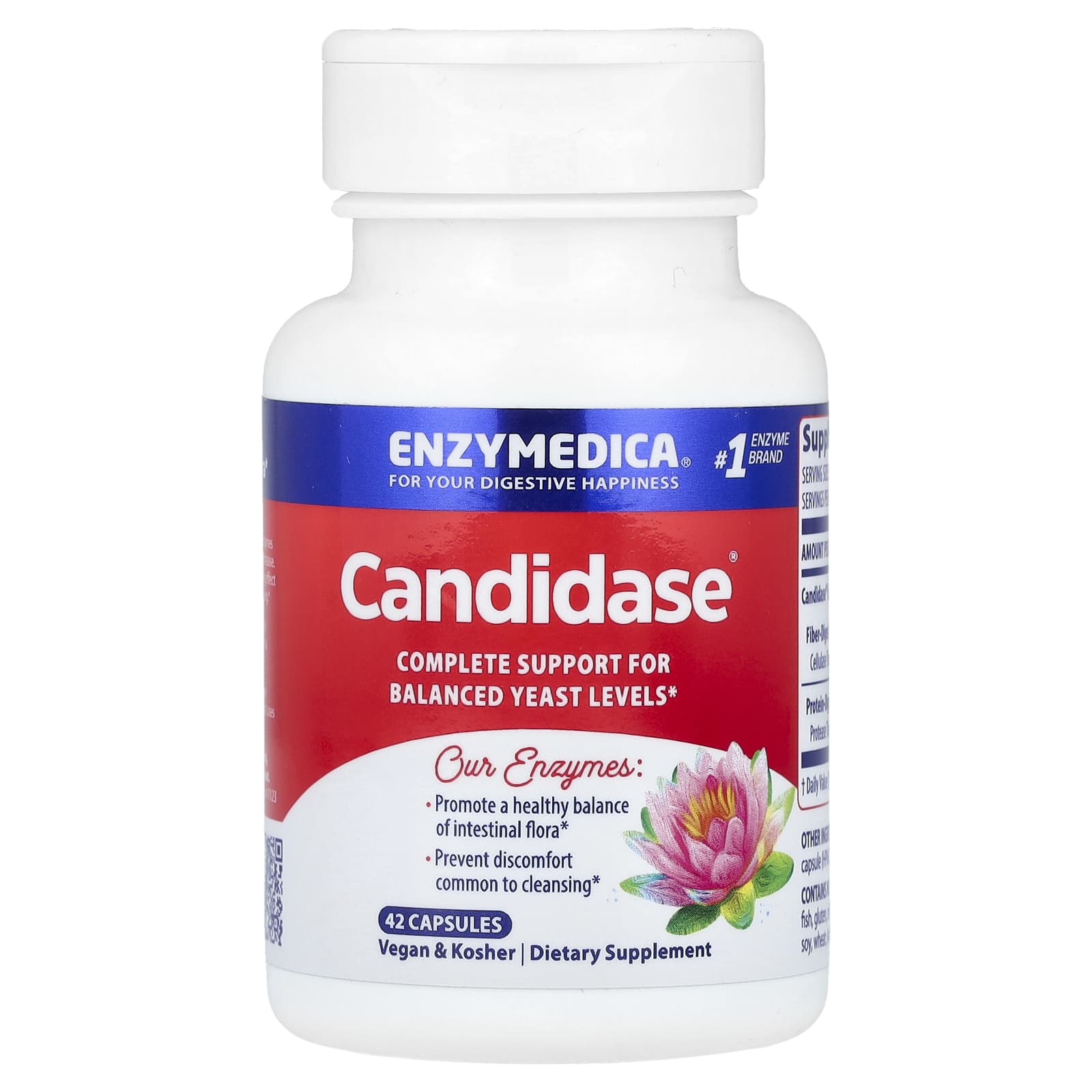 Candidase - 42 cápsulas - Enzymedica