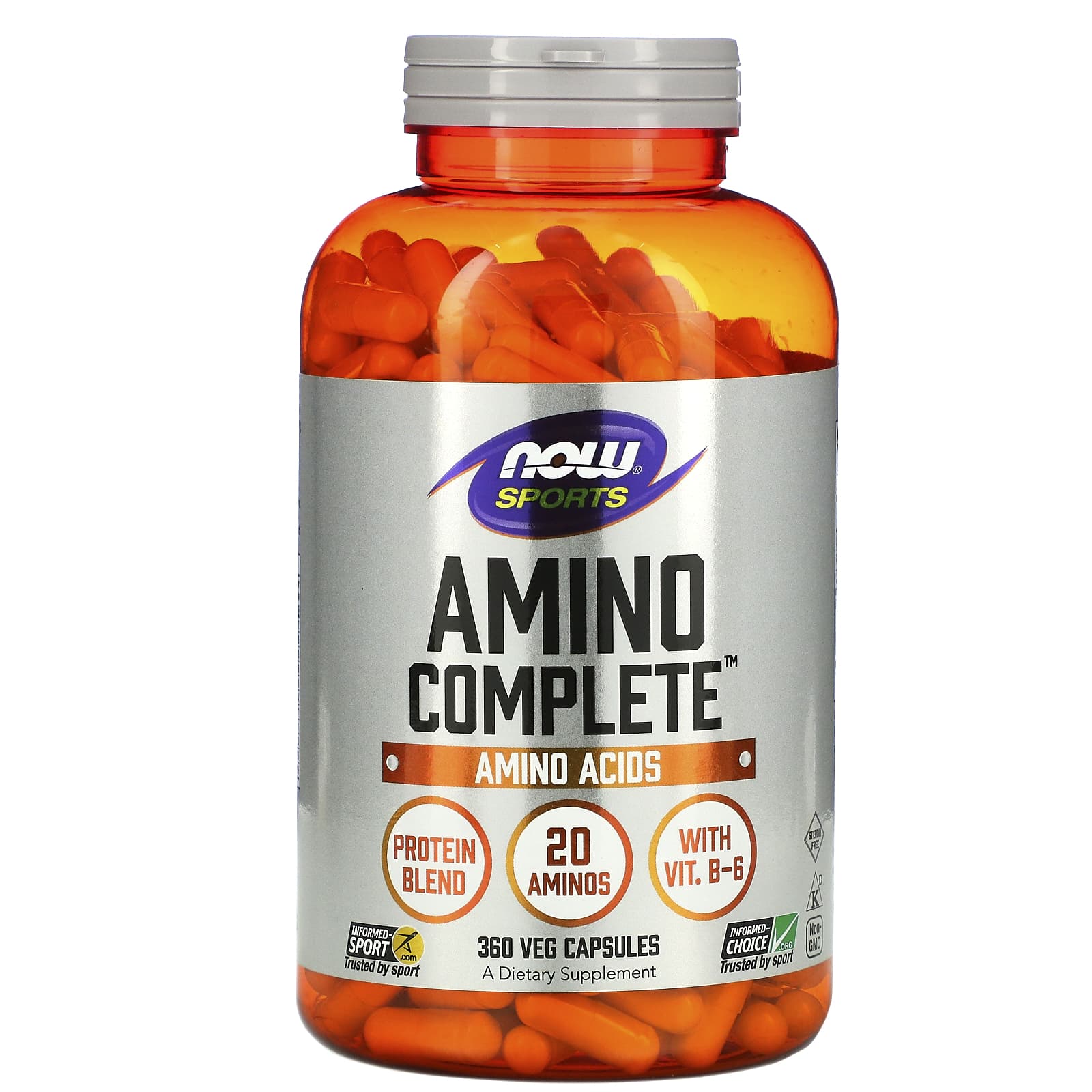 Amino Completo, 360 vcaps, Now Foods