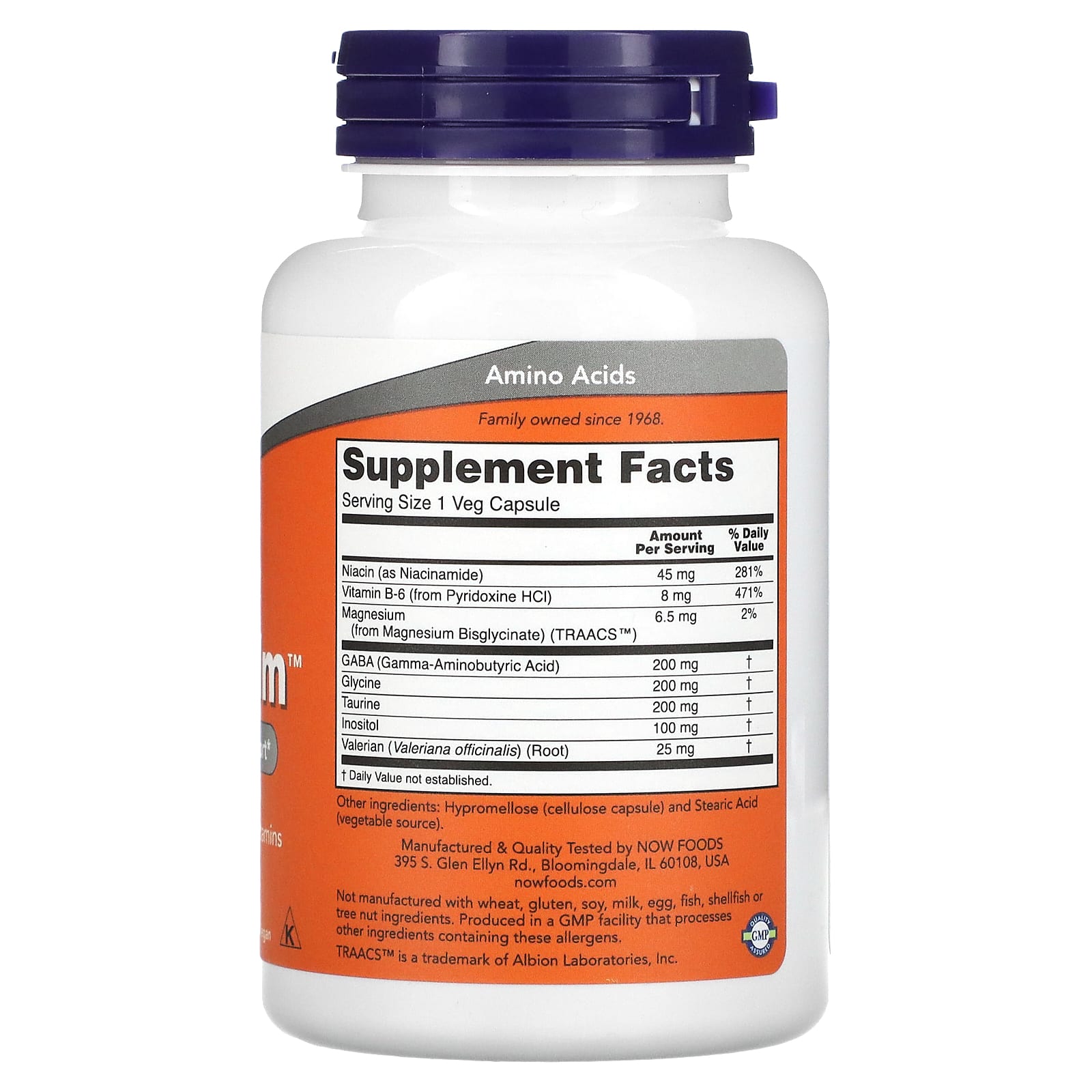 Calma Verdadeira, 90 vcaps, Now Foods