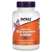 Glucosamina e MSM Vegetariano, 120 vcaps, Now Foods