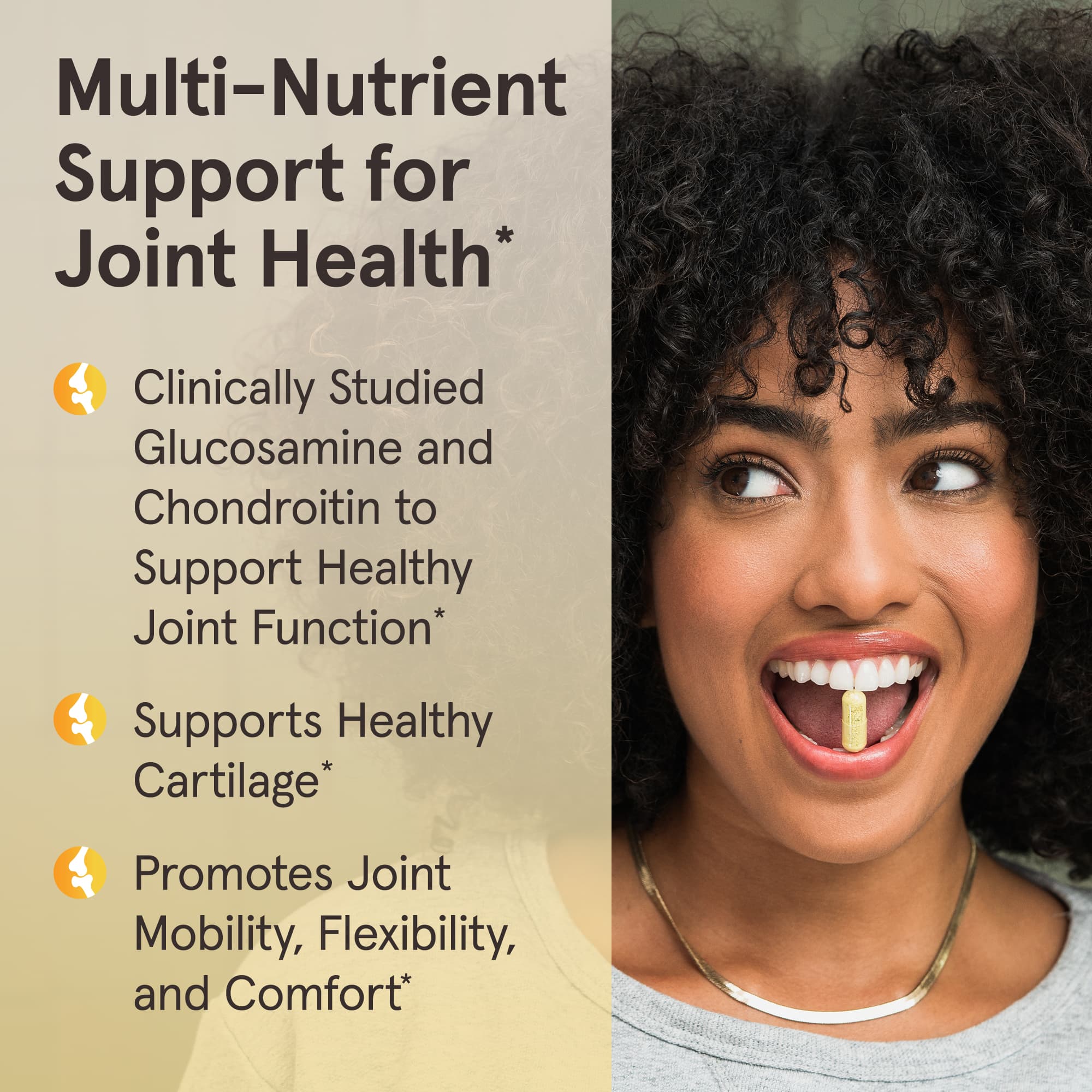 Glucosamina + Condroitina + MSM - 120 cápsulas, Jarrow Formulas