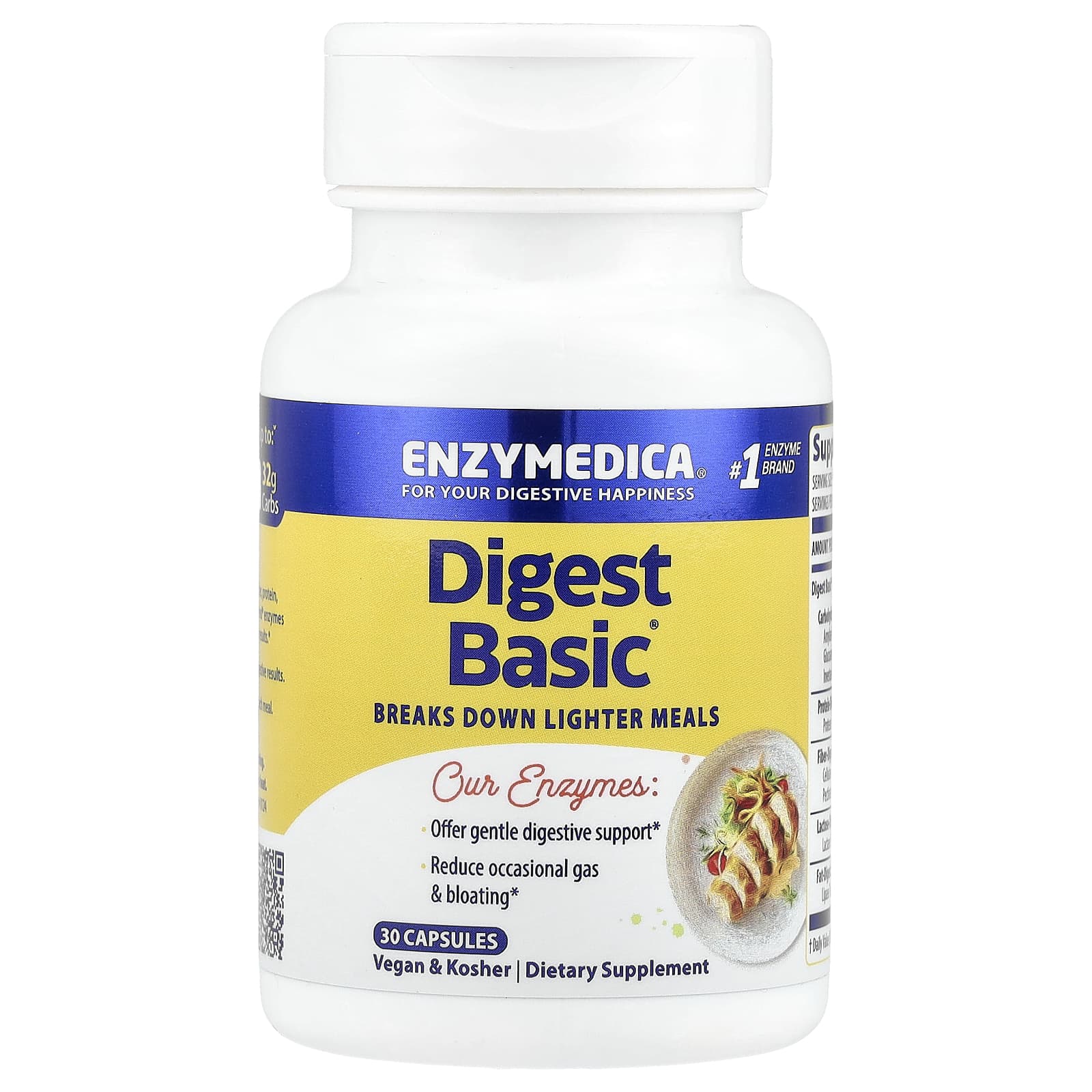 Digest Basic - 30 cápsulas - Enzymedica