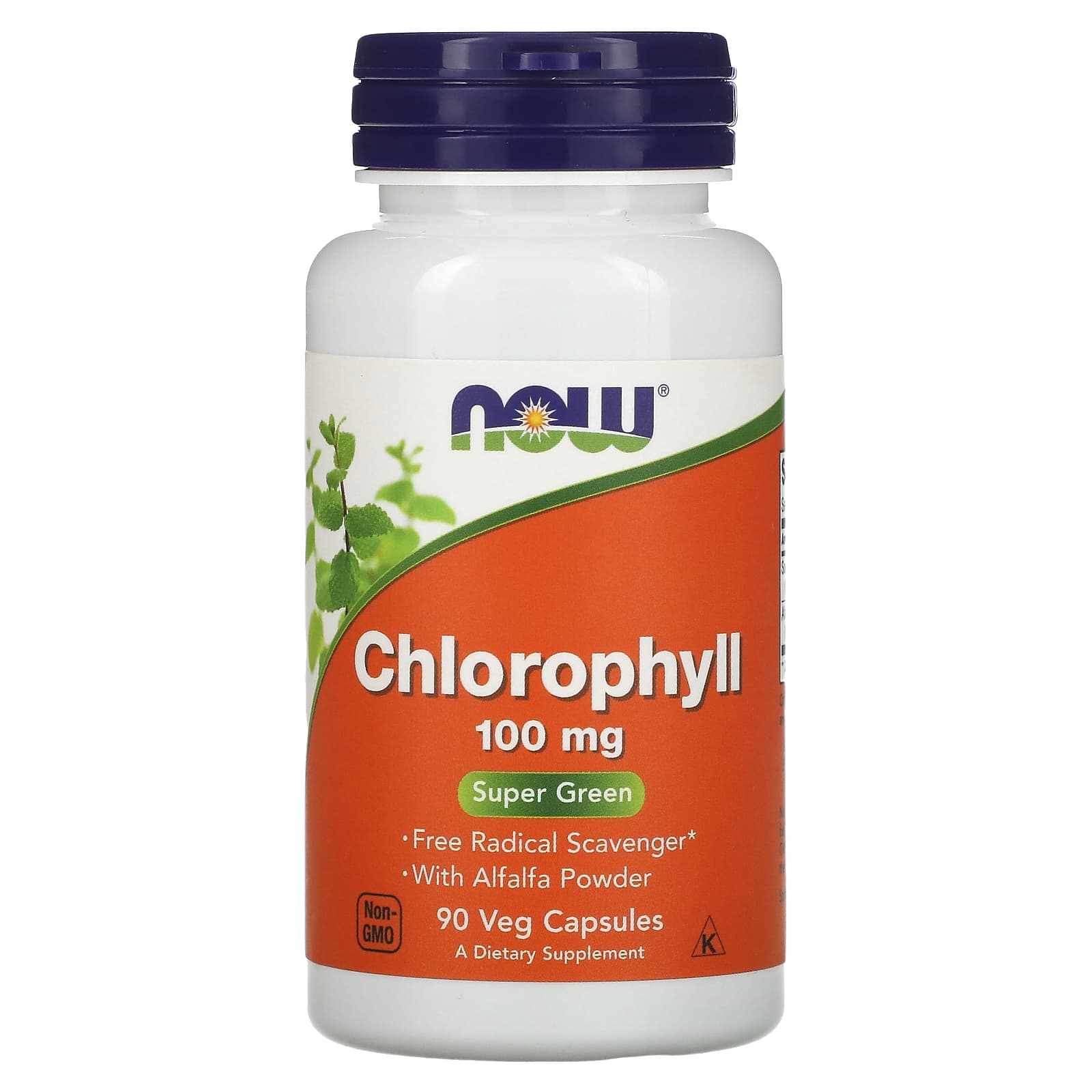 Clorofila, 100mg, 90 vcaps, Now Foods