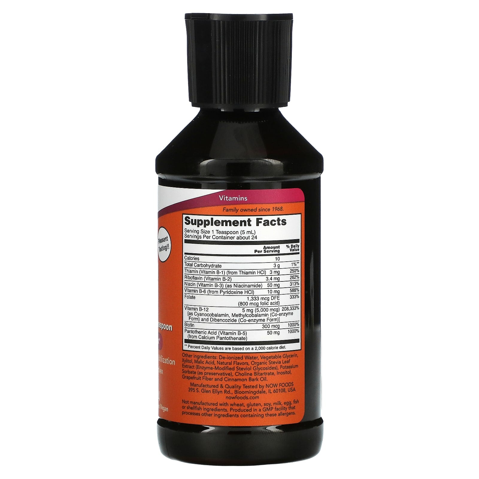 Vitamina B-12 Ultra, Líquida, 118 ml., Now Foods