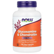 Glucosamina e Condroitina com Concentrado de Minerais Traço, 120 caps, Now Foods