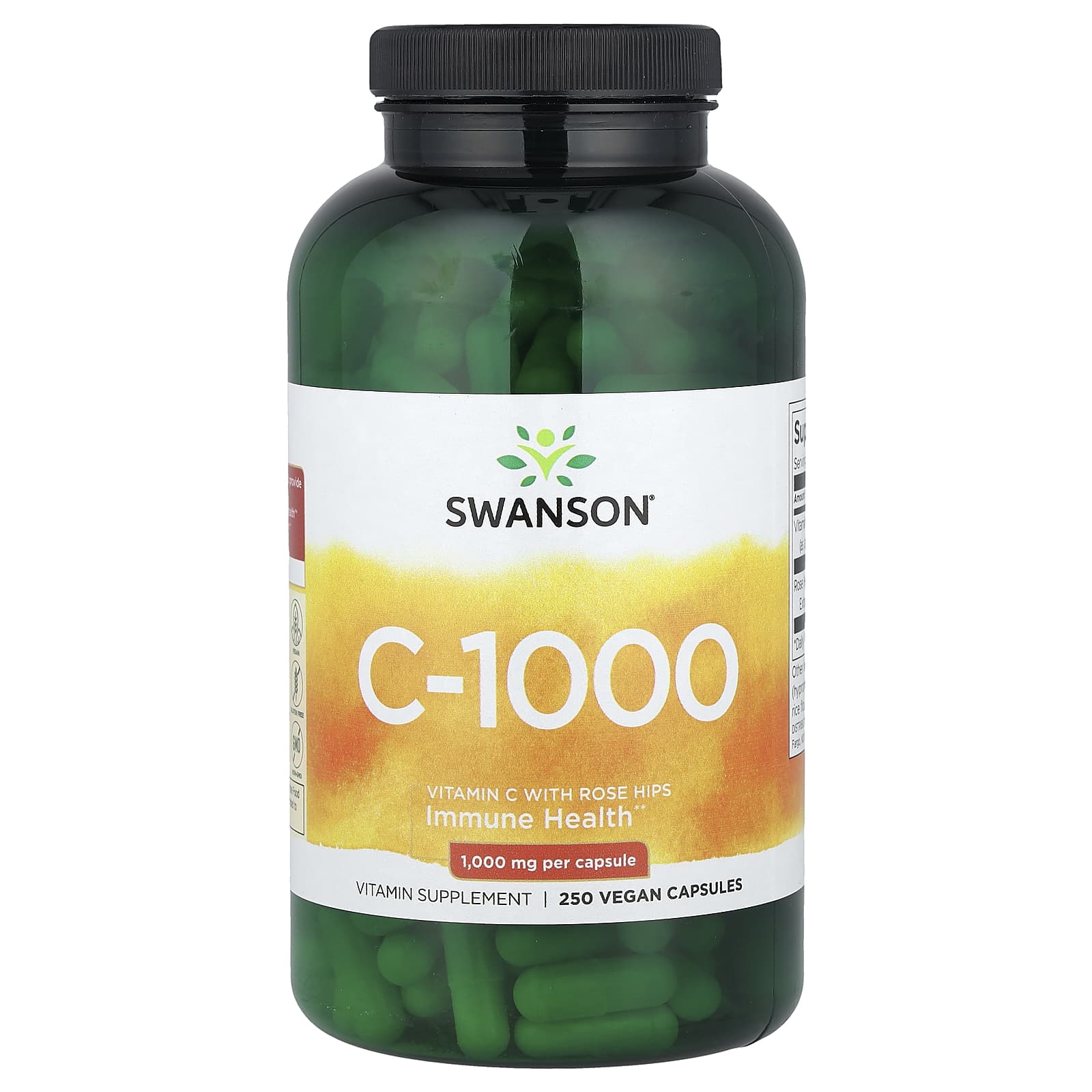 Vitamina C com Extrato de Rosa Mosqueta - 1000mg