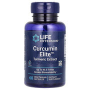 Extrato de Cúrcuma Curcumin Elite™, 60 Cápsulas, Life Extension
