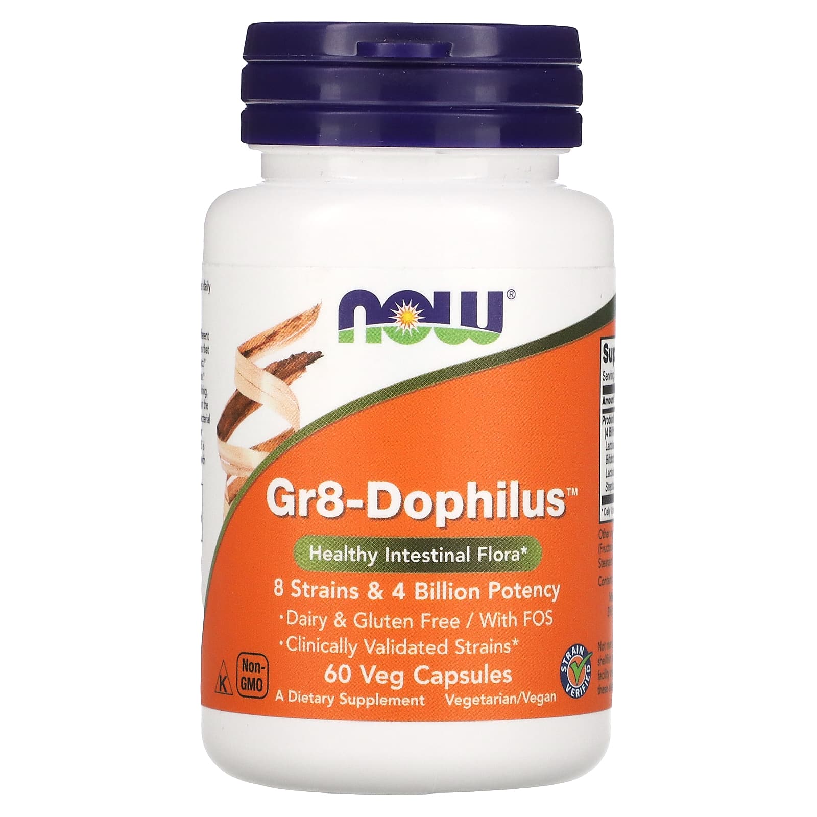 Gr8-Dophilus, 60 vcaps, Now Foods