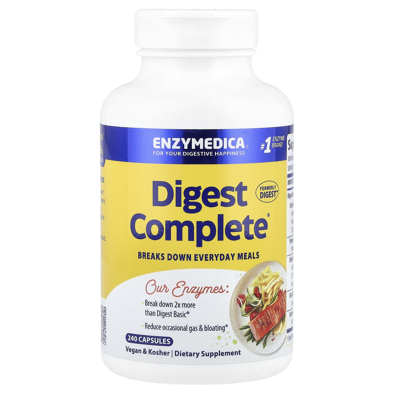 Digest - 240 cápsulas - Enzymedica