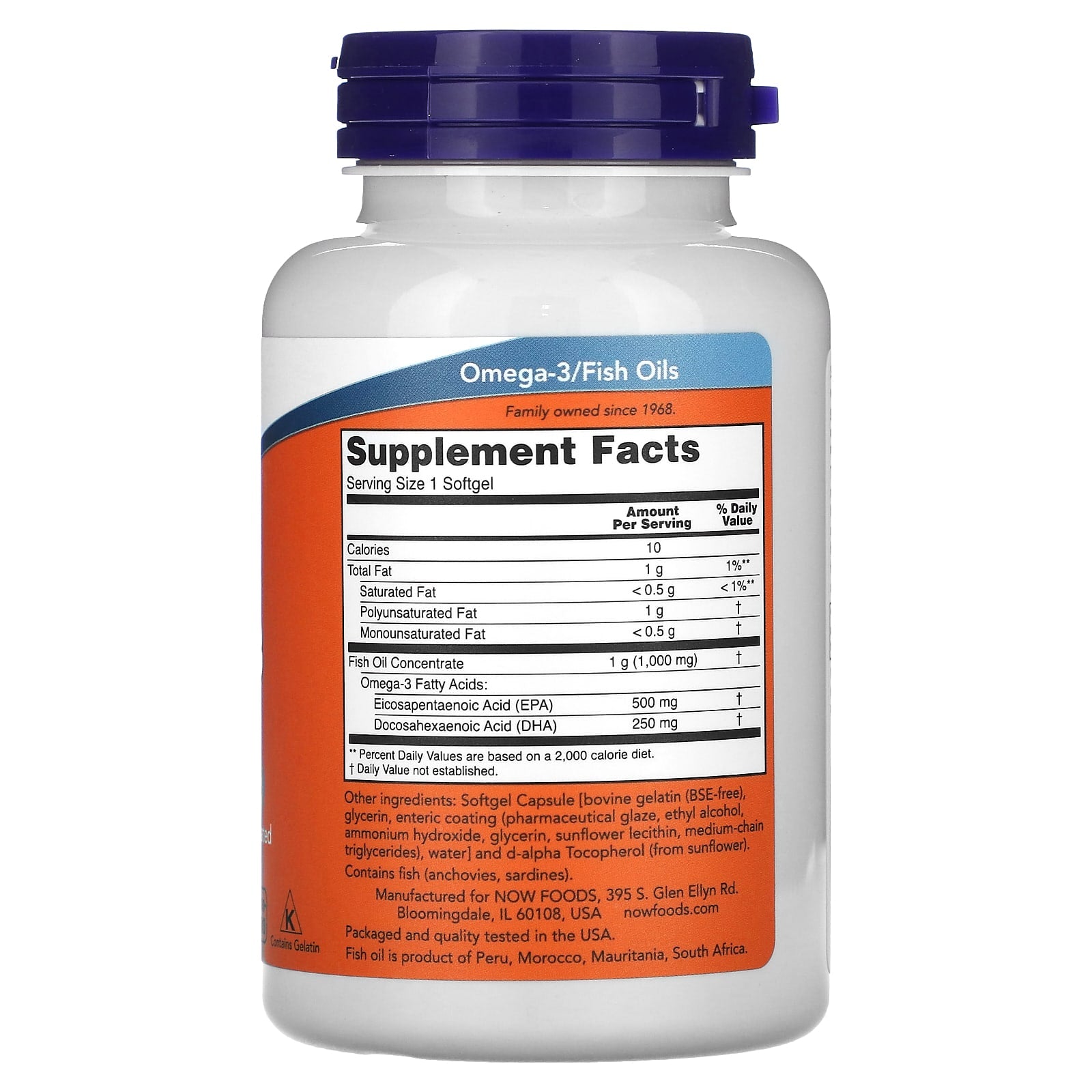 Ultra Ômega-3 90 cápsulas gelatinosas - Now Foods