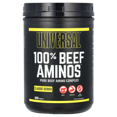100% Aminoácidos de Carne - 400 comprimidos, Universal Nutrition