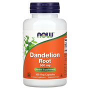 Raiz de dente-de-leão, 500 mg, 100 vcaps, Now Foods