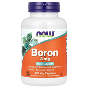 Boro - 3mg, 250 caps, Now Foods
