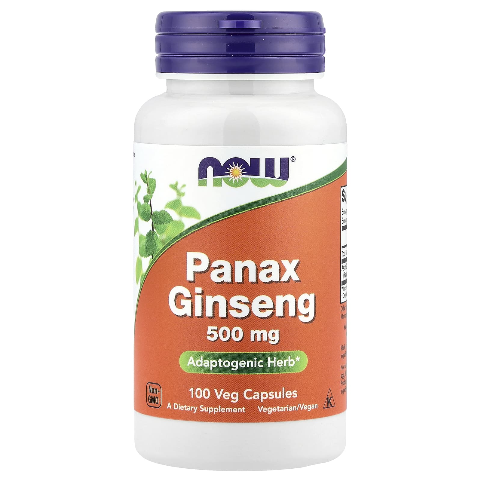 Extrato de Panax Ginseng, 100 Cápsulas Vegetais, Now Foods
