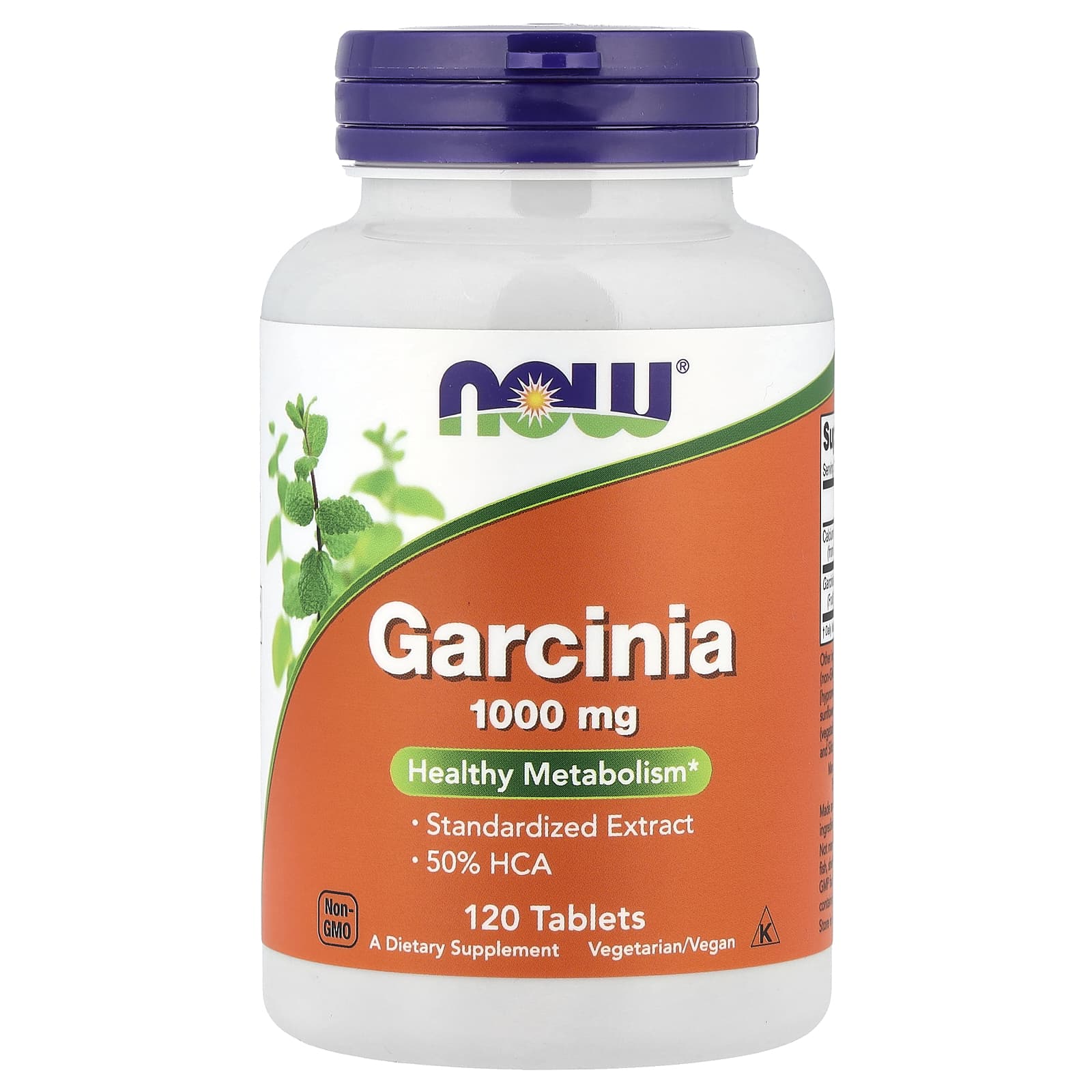 Garcinia 1000 mg, 120 comprimidos, Now Foods