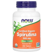Espirulina - 500mg, 200 comprimidos, Now Foods