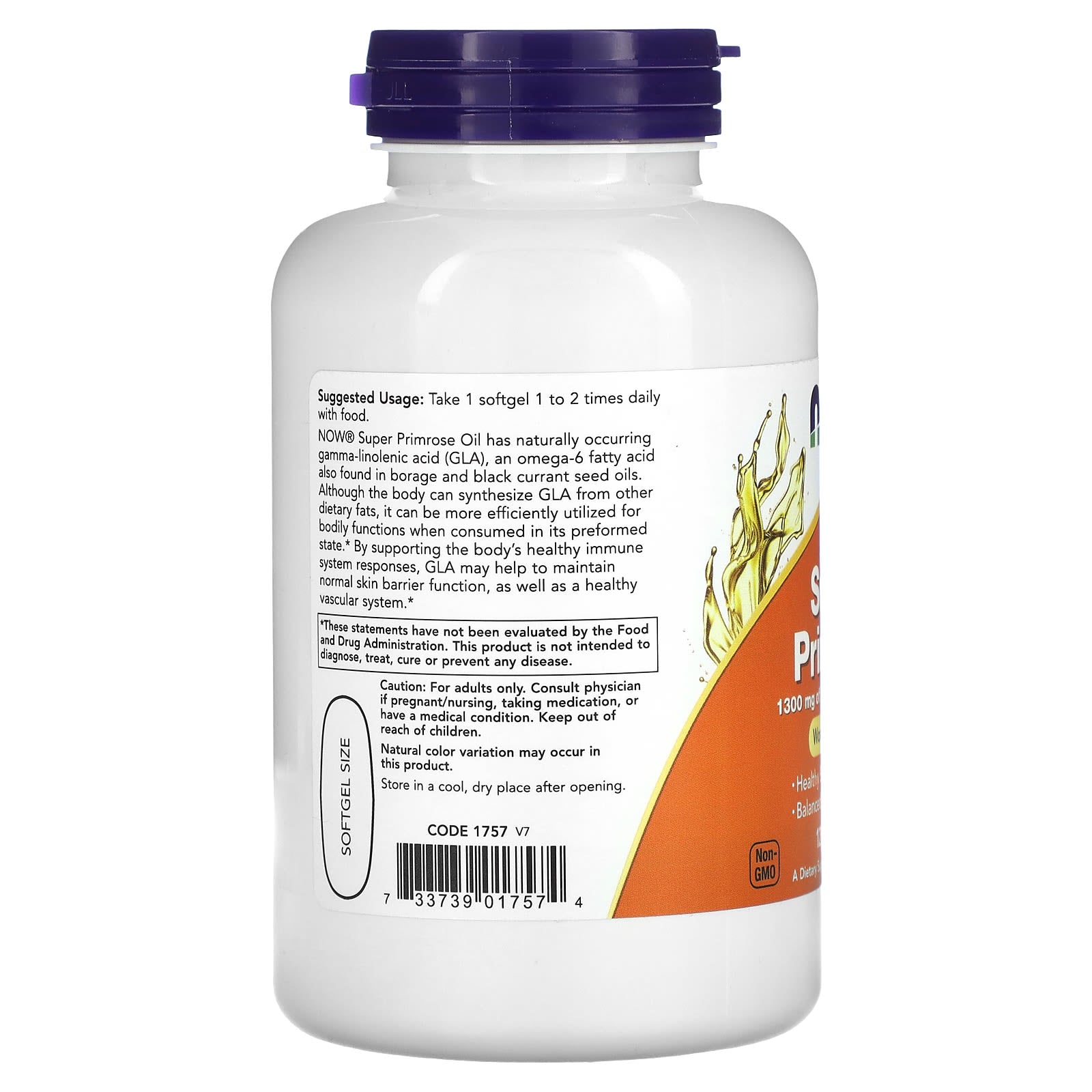 Super Primrose 120 cápsulas gelatinosas - Now Foods