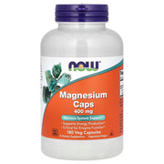 Magnésio, 400mg, 180 vcaps, Now Foods
