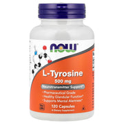 L-Tirosina 500 mg, 120 Cápsulas, Now Foods
