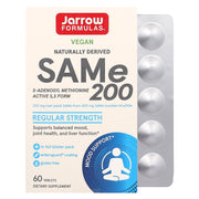 SAMe 200 S-Adenosil-Metionina, 60 Comprimidos, Jarrow Formulas