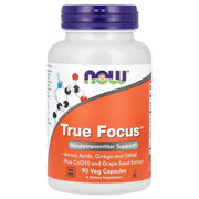 Foco verdadeiro, 90 vcaps, Now Foods